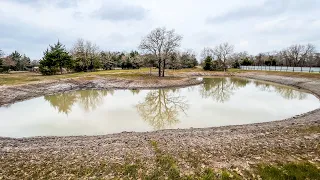 1/4 Acre Pond Build Timelapse - 2 Months In 11 Minutes