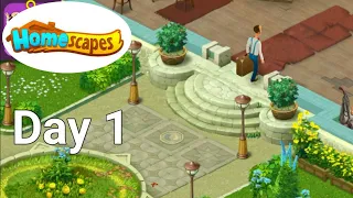 Homescapes Day 1 Walkthrough Gameplay (Android | iOS) | Pro Gaming Tips