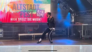 Mj Billie Jean von Leandro Regen in Bad Freinwalde auf dem Marktplatz