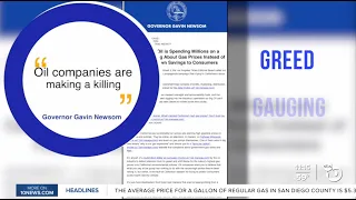 KGTV-SD (ABC) - San Diego, CA: Who's To Blame For Recent Spikes In Gas Prices?