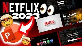 "REALISTIC" NETFLIX Inspired PowerPoint Template 2023 By PRTN Slides