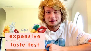 Just Rapper Yung Gravy Eating a Bunch of Weird Stuff | Expensive Taste Test| Cosmopolitan