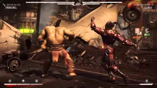 Triborg vs. Goro: Brutality