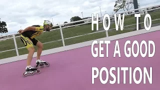 inline speed skating How to get a good  position (pascal briand vlog 67)