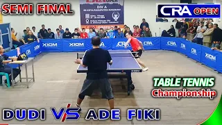 SEMI FINAL Dudi CRA vs Ade Fiki Bintik Table Tennis Tournament CRA Cup 2023