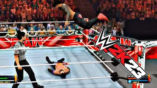 WWE 2K23 - Jey Uso vs Finn Balor Match on WWE Monday Night Raw Gameplay (WWE 2K23)