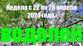 Неделя с 22 по 28 апреля 2024 года.ВОДОЛЕЙ ♒️