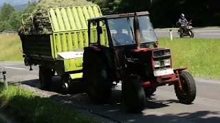 Heu einfahren / IHC mit Claas Sprint 300 K