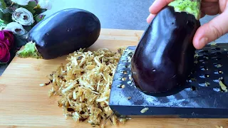 More delicious than meat! Just grate 2 eggplants and add 1 egg! Simple and fast!
