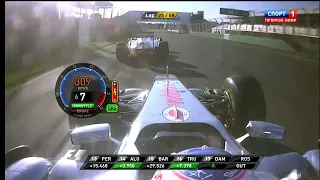 The First Ever DRS Overtake in F1