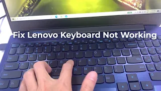 How To Fix Lenovo Keyboard Not Working Windows 10