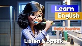 Daily Routine | Improve English for beginners | English Listening and Speaking Skills