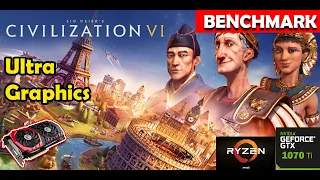 Civilization VI in-game benchmark | GTX 1070 TI