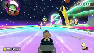 Mario Kart 8 Deluxe (Switch) - Modded Gameplay Custom Tracks 150cc (Baby Rosalina driving GLA)