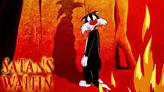 Satan's Waitin' 1954 Looney Tunes Sylvester and Tweety Cartoon Short Film