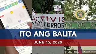 UNTV: Ito Ang Balita | June 15, 2020