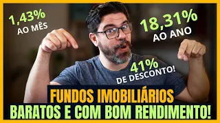 AINDA DÁ TEMPO! ESTE MÊS TEM MUITOS FIIS BARATOS AINDA ! TOP10 FUNDOS IMOBILIÁRIOS EM JUNHO!