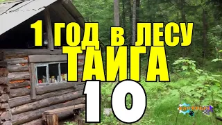 ДИКИЙ ГОД В ГЛУХОЙ ТАЙГЕ  | САМОДЕЛЬНЫЕ ЛОВУШКИ НА ХОРЬКА | ПЕРВЫЙ СНЕГ | КАК СДЕЛАТЬ ПЛОТ 10 из 14