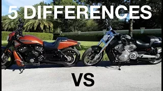 5 Differences Harley Davidson V ROD Muscle vs Night ROD special 2017