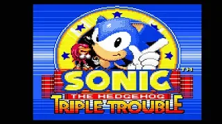 Sonic The Hedgehog Triple Trouble - Analogue Mega SG Gameplay (Sega Game Gear)