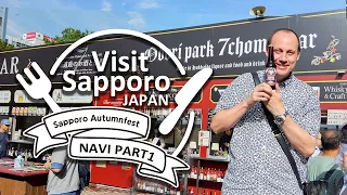 Sapporo in autumn:2023 Sapporo Autumn Fest odori park 7chome BAR | One Day from Sapporo, Japan