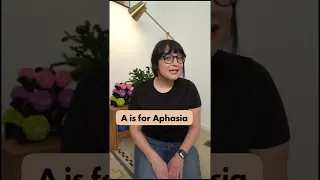 A is for Aphasia #Shorts