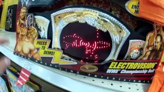 WWE Championship Belt Electrovision Lights and Sounds THE UNDERTAKER