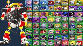 Sonic Forces Speed Battle - All 63 Characters Unlocked - Movie Super Sonic Knuckles Tails Baby Sonic