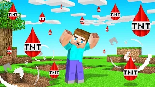 MINECRAFT But The Rain Is TNT!