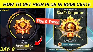 😱 HOW TO GET HIGH PLUS IN BGMI C5S15 🔥DUO CONQUEROR RANK PUSH TIPS & TRICKS @ParasOfficialYT