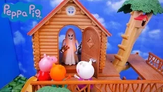 The Hunted Tree House- A Peppa Pig Story - Story for kids Sylvanian Playmobil