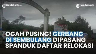 Warga Ogah Pusing soal KASUS REMPANG, Kampung Sembulang Galang Terpasang Spanduk Daftar Relokasi