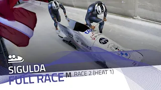 Sigulda | BMW IBSF World Cup 2021/2022 - 2-Man Bobsleigh Race 2 (Heat 1) | IBSF Official