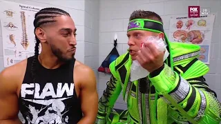 Mustafa Ali se burla del Miz en Backstage - WWE Raw 31/10/2022 (En Español)