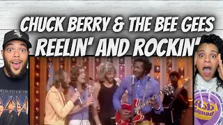 SPEECHLESS!| FIRST TIME HEARING Chuck Berry & The Bee Gees -  Reelin' And Rockin' REACTION