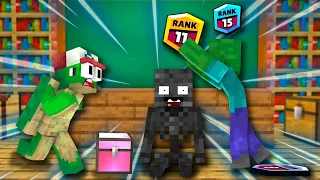 Magic Mermaid | THE LVL RANK BRAWL - ALL EPISODE in Monster School Herobrine in Minecraft Animation