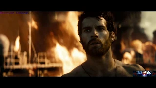 Кларк Спасает Людей на Нефтяной Вышке ... отрывок из (Человек из Стали/Man of Steel) 2013