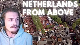 American Reacts to The Netherlands from above | The Netherlands in leisure time - Dutch Documentary