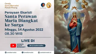 Live Misa Hari Raya Santa Perawan Maria diangkat ke Surga (14 Agustus 2022)