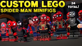 Custom LEGO SPIDER-MAN Collection (2022) - 24 Minifigs