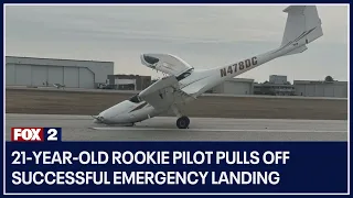 21-year-old rookie pilot pulls off successful emergency landing