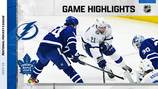 Lightning @ Maple Leafs 12/20 | NHL Highlights 2022