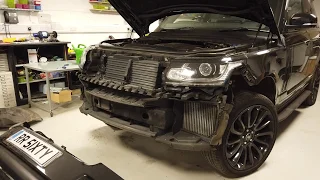 How to remove the front bumper on Range Rover L405 Vogue 2013-17