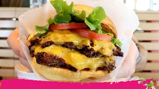 Five Guys vs Shake Shack!! Ultimate American Fast Food Review in Miami!!