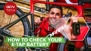 How To Check, Charge & Change A SRAM ETap Battery | GCN Tech Maintenance Monday