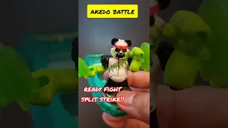 Akedo Battle Chux Lee vs Commander Panda #shorts #akedo #akedowarriors