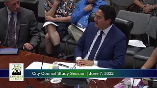 City Council Study Session June 7, 2022