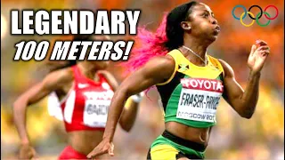 Shelly-Ann Fraser-Pryce's LEGENDARY OLYMPIC 100 METERS! || The 2021 Tokyo Race For History!