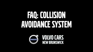 FAQ Collision Avoidance System | VOLVO CARS NB