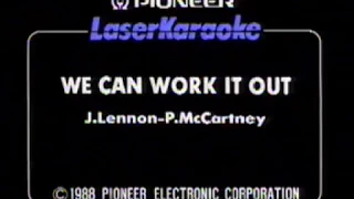 We Can Work It Out, The Beatles, Karaoke Video